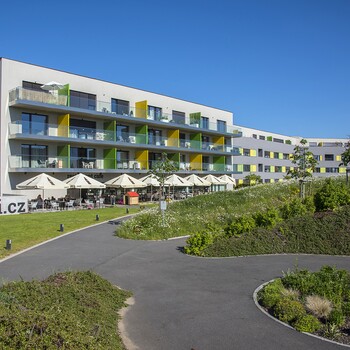 Zátiší Kunratice - pohled ze zahrady